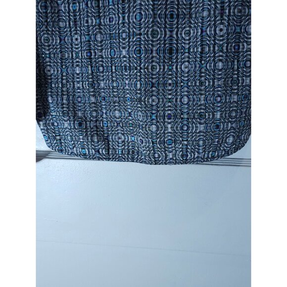 Visconti Men’s Blue/White Geometric Long-Sleeve Shirt M - Picture 7 of 16